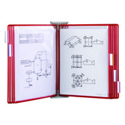 Tarifold Metal Wall Document Display Extension Kit, A4, 10 Pockets