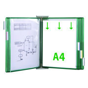 Tarifold Metal Wall Document Display Extension Kit, A4, 10 Pockets