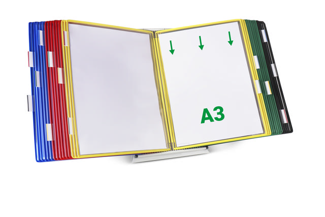 Tarifold Metal Desk Document Display System, A3, 30 Pockets