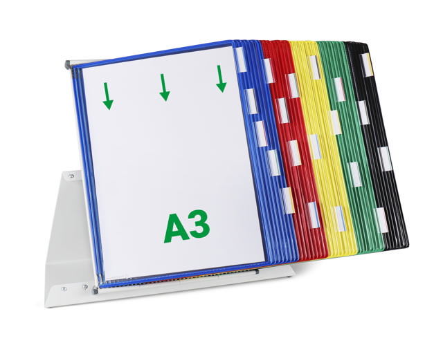 Tarifold Metal Desk Document Display System, A3, 40 Pockets