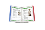 Tarifold Metal Desk Document Display System, A4, 10 Pockets, FR/UK/NL/CZ Colours
