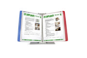 Tarifold Metal Desk Document Display System, A4, 10 Pockets, FR/UK/NL/CZ Colours