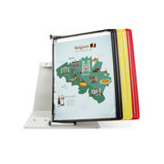 Tarifold Metal Desk Document Display System, A4, 10 Pockets, Belgium Colors