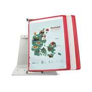 Tarifold Metal Desk Document Display System, A4, 10 Pockets, Denmark Colours