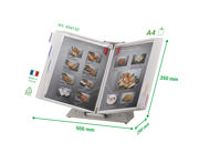 Tarifold Antimicrobial Desk Document Display System, A4, 10 Pockets