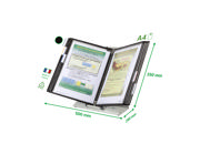Tarifold Antimicrobial Desk Document Display System, A4, 10 Pockets