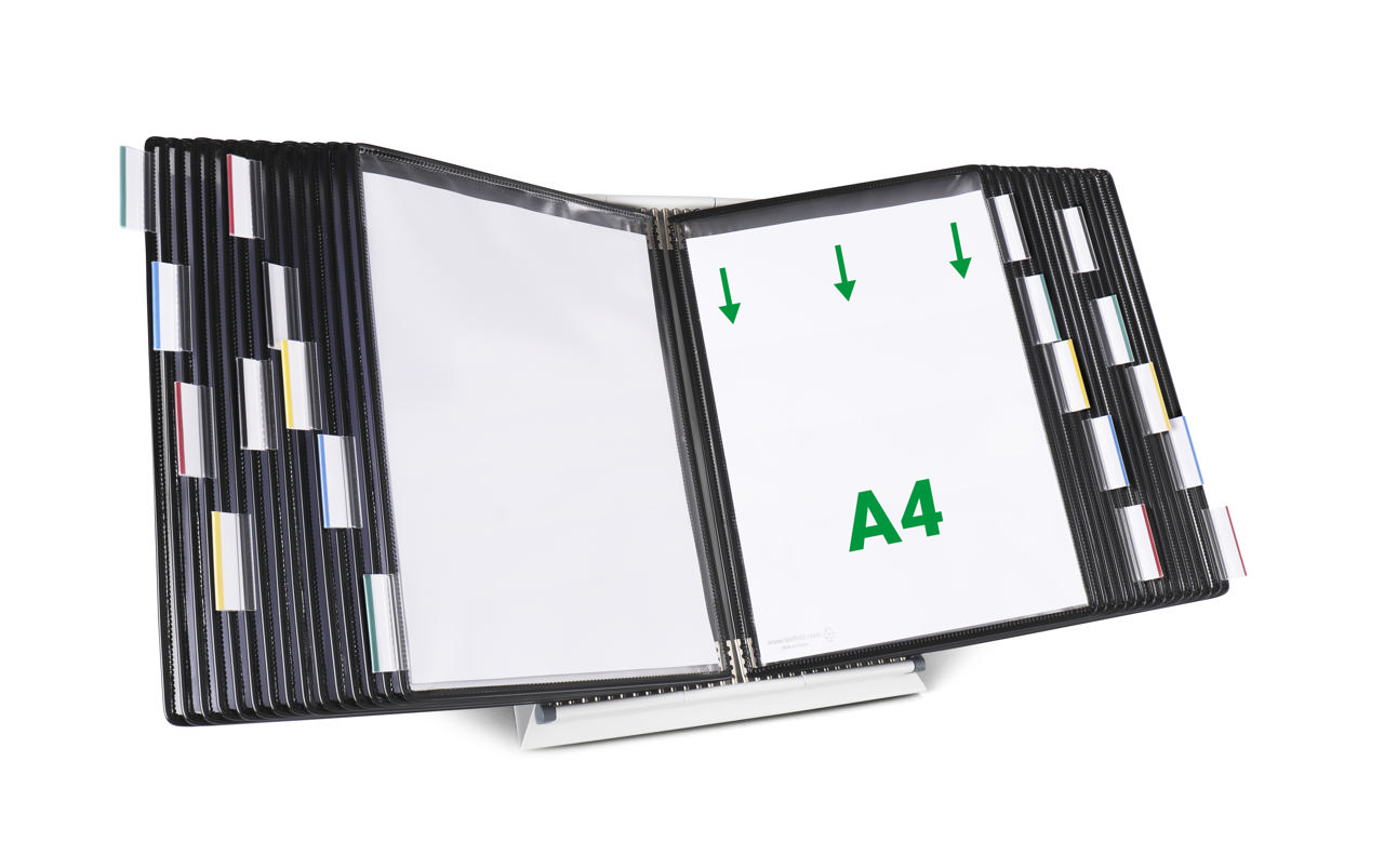 Tarifold Metal Desk Document Display System, A4, 30 Pockets