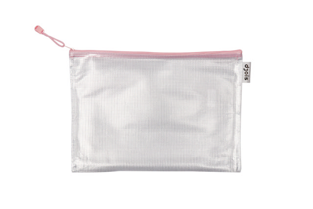 Pastel Zipper Storage Bag, A4
