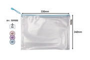 Pastel Zipper Storage Bag, A4