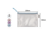Pastel Zipper Storage Bag, A5