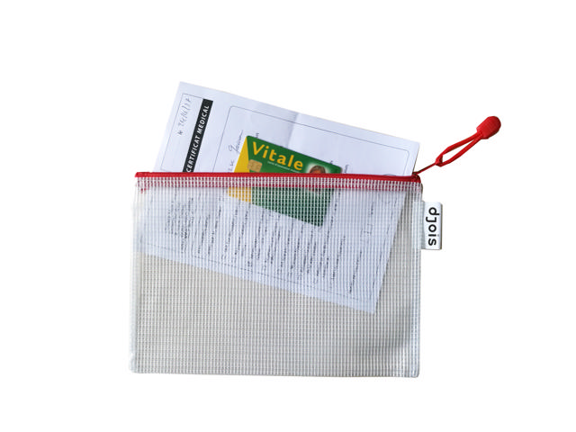 Zipper Storage Bag, A5