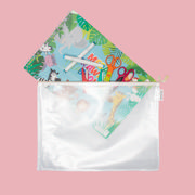 Pastel Zipper Storage Bag, A3