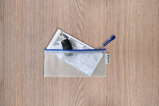 Zipper Storage Bag, Cheque Book Size