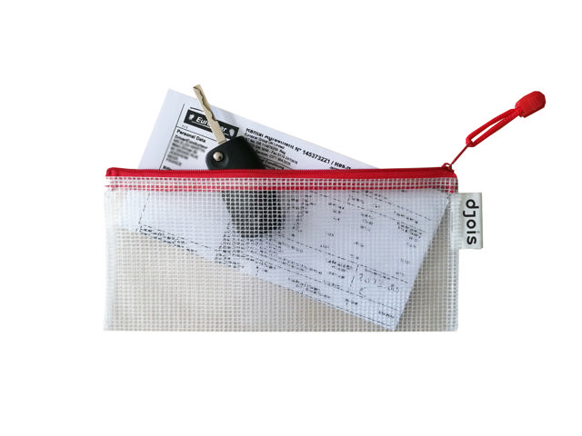 Zipper Storage Bag, Cheque Book Size