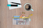 Zipper Storage Bag, Cheque Book Size
