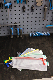 Zipper Storage Bag, Cheque Book Size