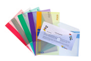 Color Collection Envelope, Cheque Book Size, Landscape