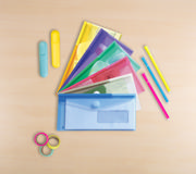 Color Collection Envelope, Cheque Book Size, Landscape