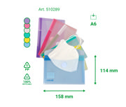 Color Collection Envelope, A6, Landscape