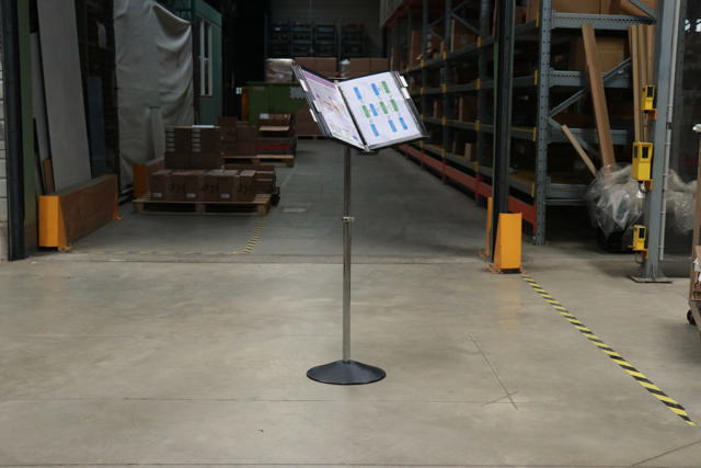 Tarifold Floor Document Display Stand