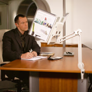 Swing Arm for Document Display Systems, for 10 to 20 Pockets