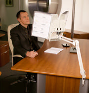 Swing Arm for Document Display Systems, for 10 to 20 Pockets