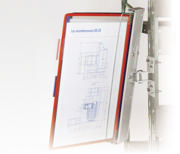 Pivorack Rack Support for Document Display Systems, for 10 to 20 A5/A4 Pockets