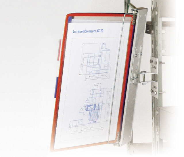 Pivorack Rack Support for Document Display Systems, for 10 to 20 A5/A4 Pockets