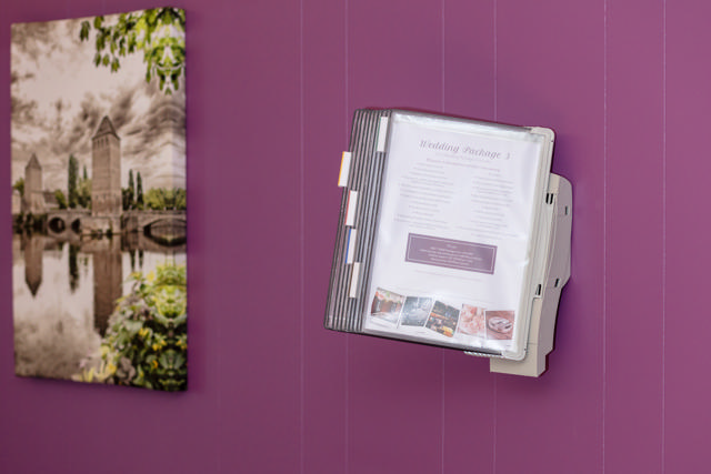 Tarifold Design Wall Document Display System, A4, 10 PP Pockets