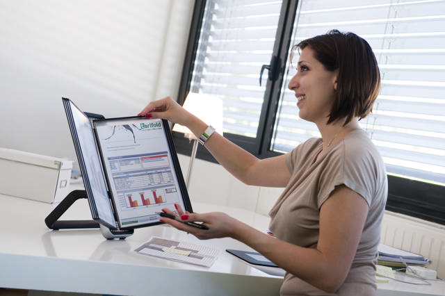 Tarifold Veo Desk Document Display System, A4, 10 Pockets