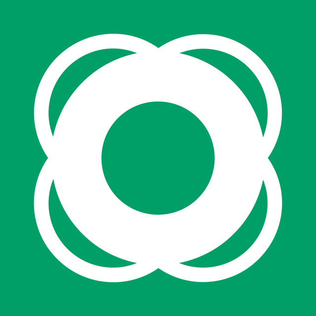 Safety Sign Lifebuoy, 200 x 200 mm