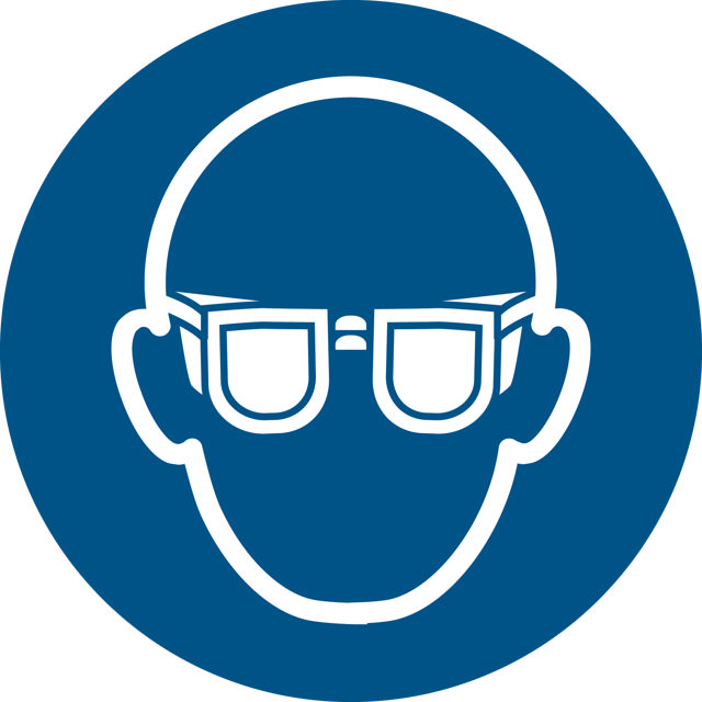 Safety Sign Wear Eye Protection, 300 mm