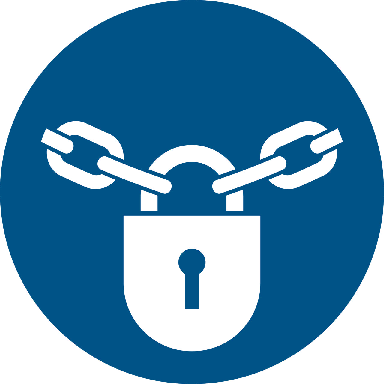 Safety Sign Keep Locked, 200 mm