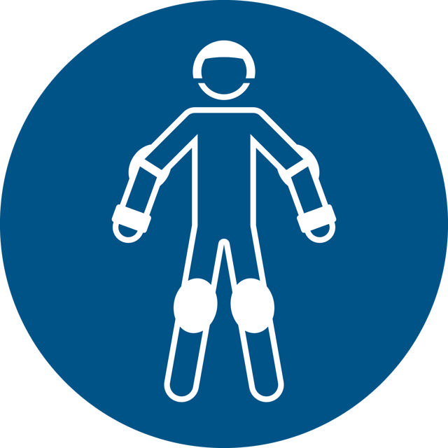 Safety Sign Wear Protective Roller Sport Equipment, 300 mm