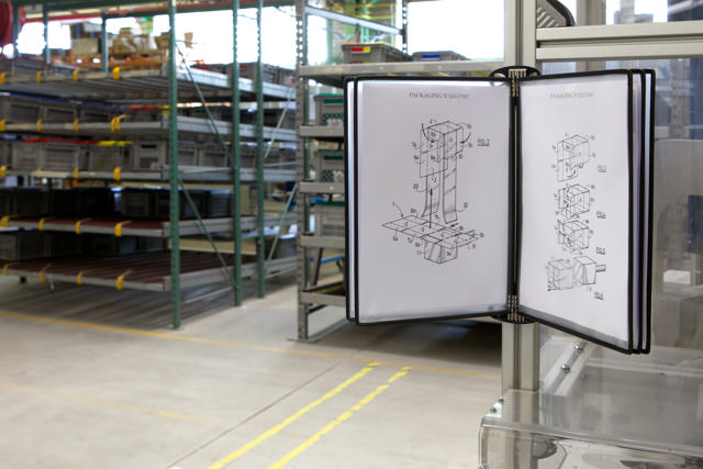 Tarifold Pro Wall Document Display System, A4, 10 Easy Load PP Pockets