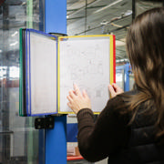 Tarifold Pro Wall Document Display System, A4, 10 Pockets
