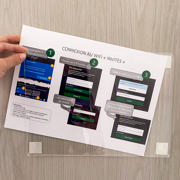 Self-adhesive Acrylic Sign Holder, Permanent, A4