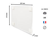 Self-adhesive Acrylic Sign Holder, Permanent, A4