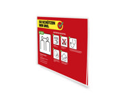 Self-adhesive Acrylic Sign Holder, Permanent, A4