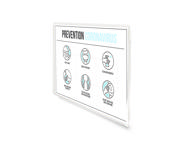 Self-adhesive Acrylic Sign Holder, Permanent, A4