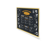 Self-adhesive Acrylic Sign Holder, Permanent, A4