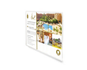 Self-adhesive Acrylic Sign Holder, Permanent, A4
