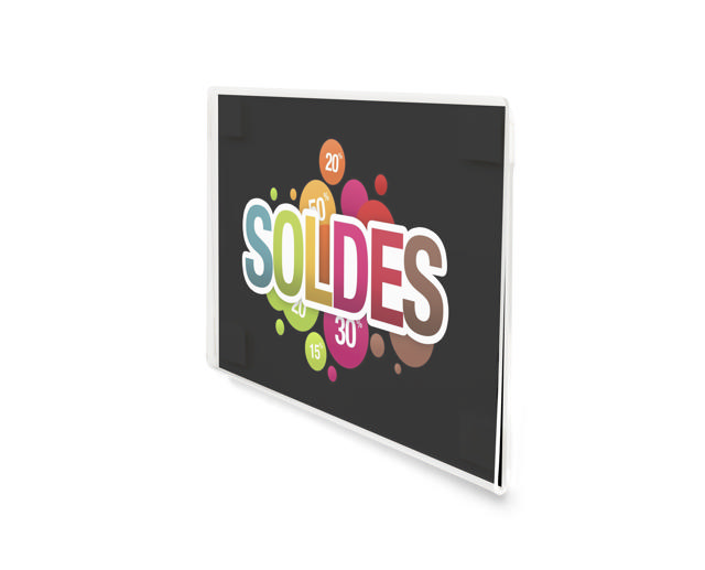 Self-adhesive Acrylic Sign Holder, Permanent, A5