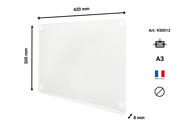 Self-adhesive Acrylic Sign Holder, Permanent, A3