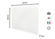 Self-adhesive Acrylic Sign Holder, Permanent, A3