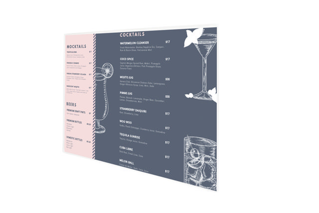 Self-adhesive Acrylic Sign Holder, Permanent, A3