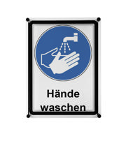 Acrylic Wall Sign Holder with A4 Magneto Frame Display Pocket