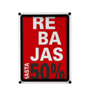 Acrylic Wall Sign Holder with A4 Magneto Frame Display Pocket