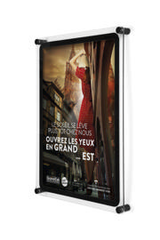Acrylic Wall Sign Holder with A4 Magneto Frame Display Pocket
