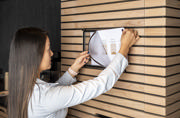 Acrylic Wall Sign Holder with A4 Magneto Frame Display Pocket